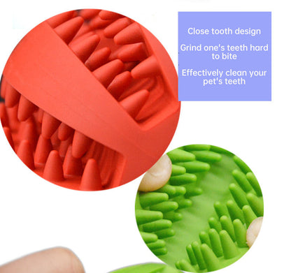 Dog Tooth Grinding Ball – Bite-Resistant, Treat Dispensing & Teeth Cleaning Toy