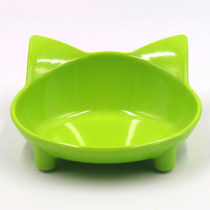 Pet Bowl Melamine Non Slip Cute Cat Color Bowls - Food Bowls Pet