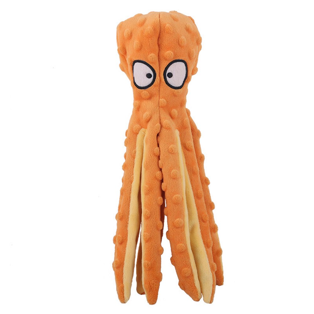 Octopus Sound Pet Toy Stuffed Plush Squeaky Interactive Dog Toys