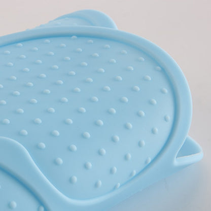 Paw-Shaped Waterproof Silicone Pet Feeding Mat