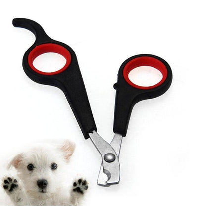 Pet Nail Scissors for Small Animals – Black and Red