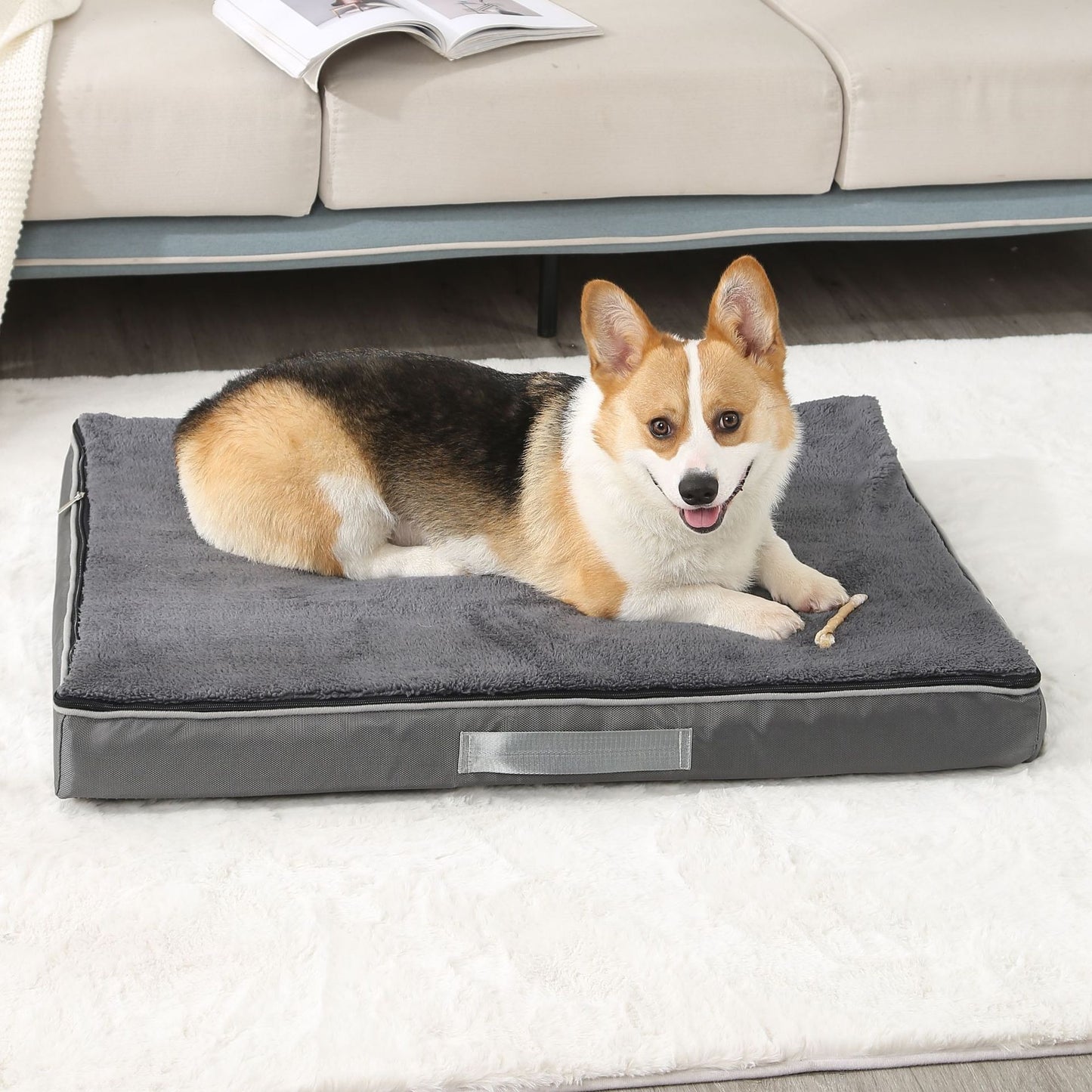 Memory foam Pet Mat Dog Kennel Pet Waterproof Mat Fully Removable Washable Dog Bed Cat Mat