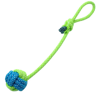 Cotton Rope Dog Toy for Chewing, Tug, and Toss Games – Dental Health Helper