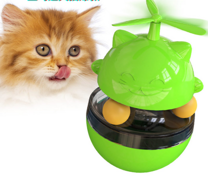 Interactive Cat Windmill Slow Feeder & Treat Dispenser