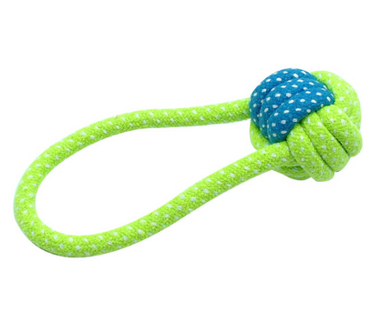 Cotton Rope Dog Toy for Chewing, Tug, and Toss Games – Dental Health Helper