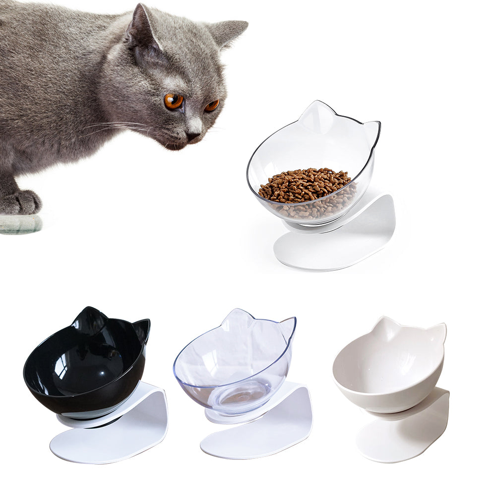 Pet Bowls Cat Food Water Feeder Pet Drinking Dish Feeder stand