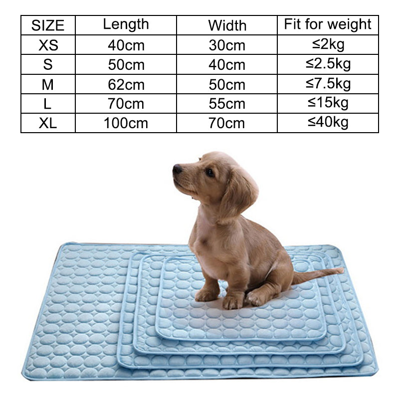 Dog Cooling Summer Pad-Mat For Dogs-Cat - Sofa-Car- Blanket Pet Dog Washable