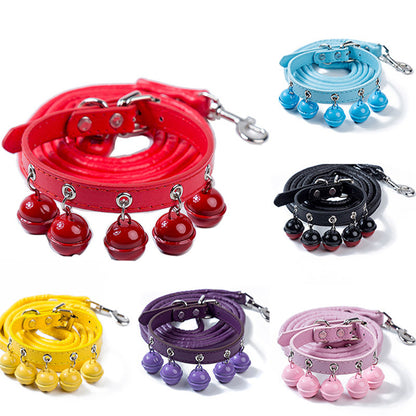 Cute Solid Bell Collar Cat Accessories pets Teddy dog Bell Collar