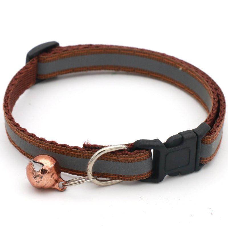 Reflective Cat & Dog Collar with Bell | 14 Colors Available