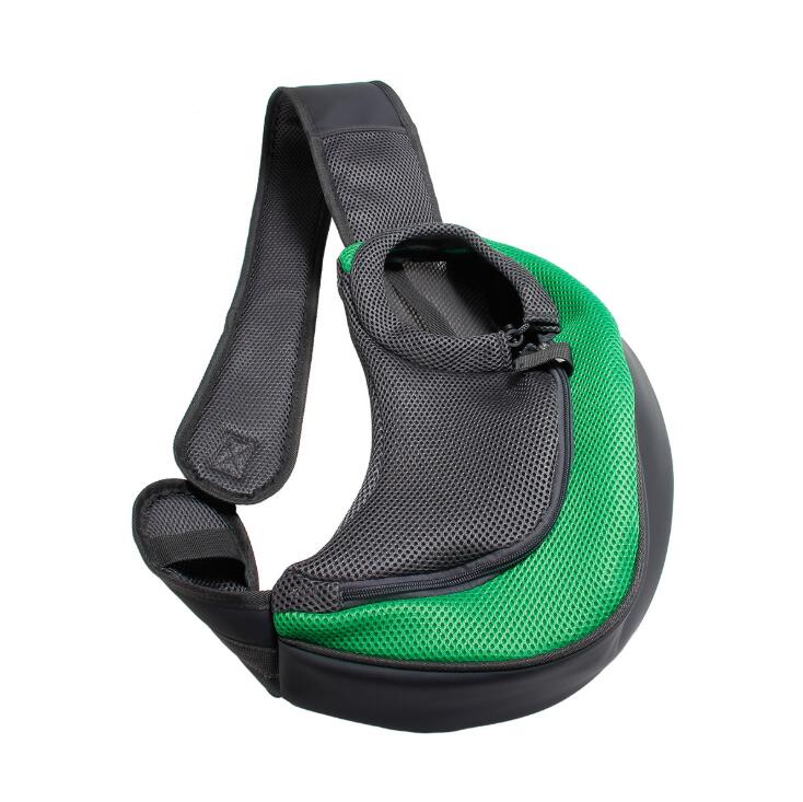 Comfy Mesh Pet Carrier Sling – Hands-Free Strap Bag