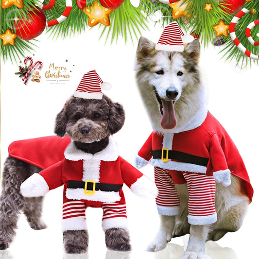 Holiday Dog Clothes for Small to Large Dogs – Festive Pet Cat Costumes in 9 Sizes and 5 Designs