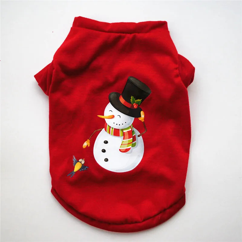 Holiday Dog Clothes - Cotton Pet Outfits for Small to Large Dogs