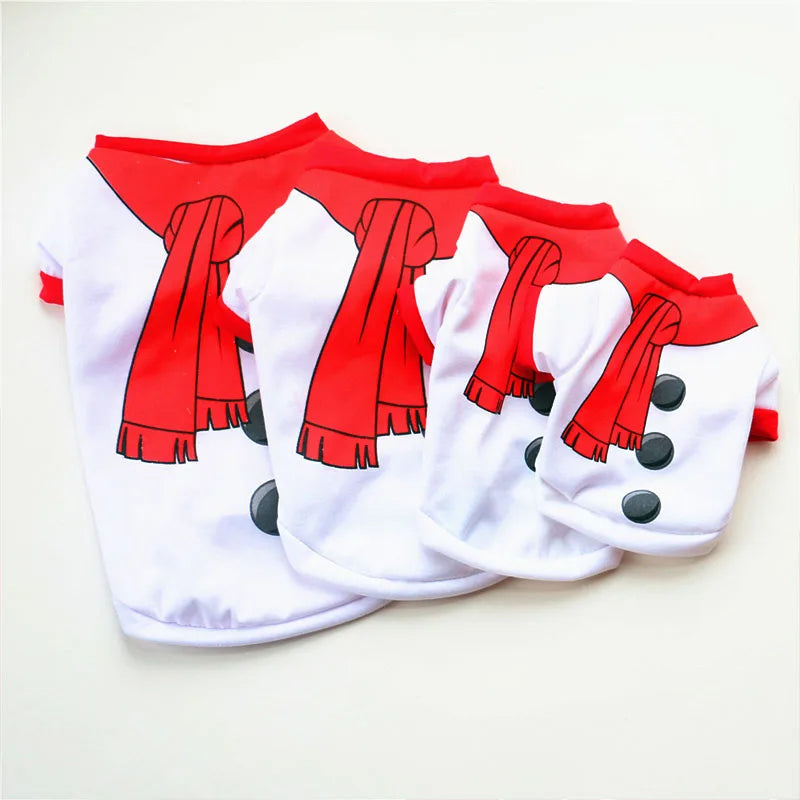 Holiday Dog Clothes - Cotton Pet Outfits for Small to Large Dogs