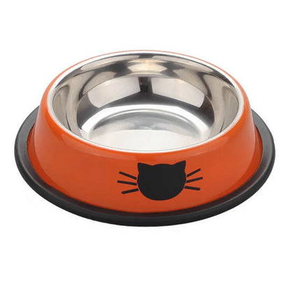 Stainless Steel Skidproof Pet Bowl - Durable &amp; Easy to Clean