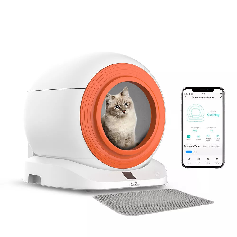 Smart Cat Litter Box: Innovative Self-Cleaning Design for Effortless Maintenance